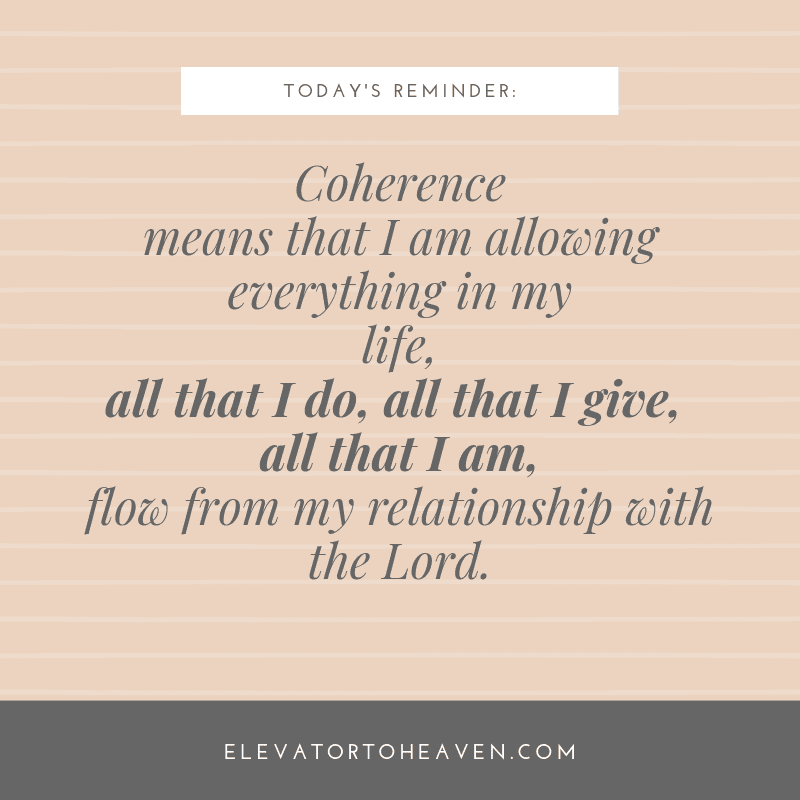 self-care and coherence