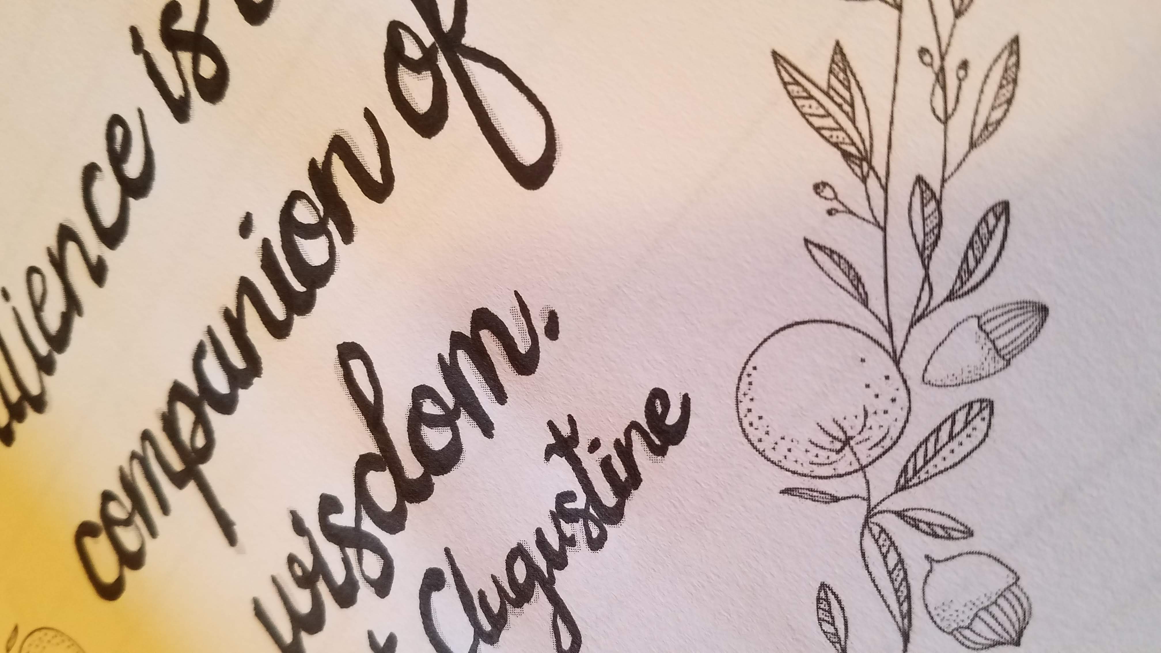 Learning a New Skill: Having fun with Hand Lettering