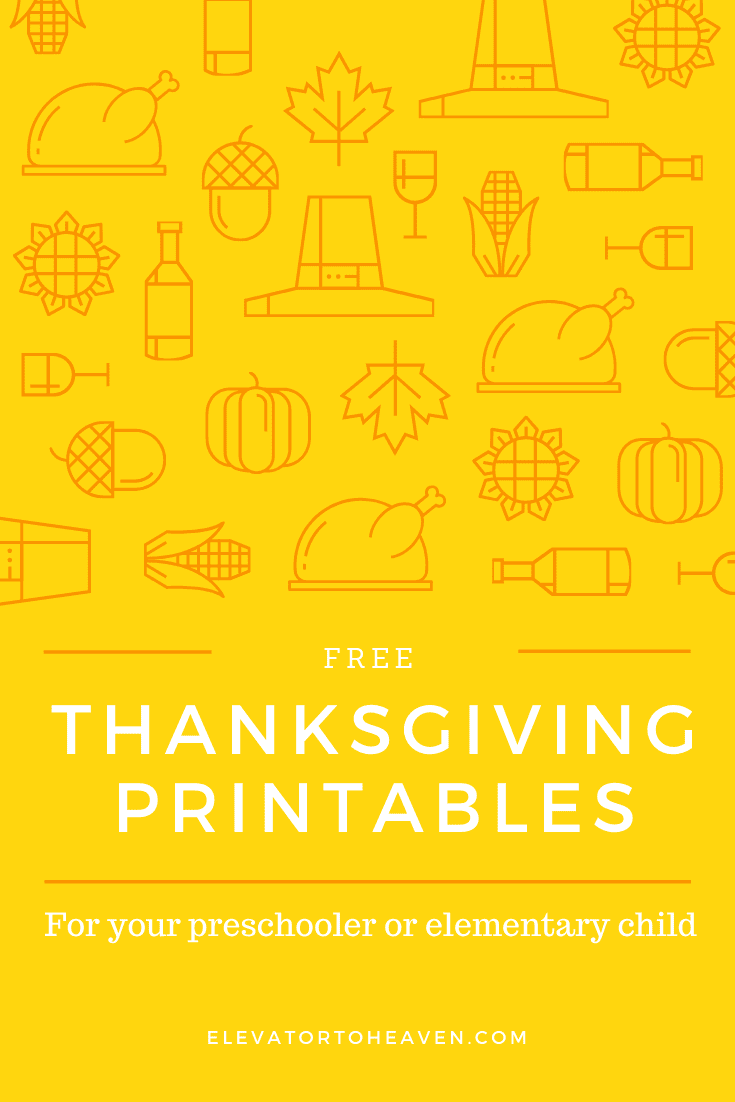 Thanksgiving printables