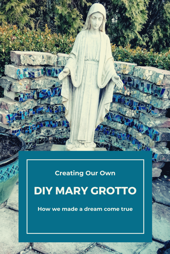 Our DIY Mary Grotto : How We Created It and How It Turned Out
